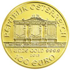The austrian gold philharmonic 1 oz is a popular pure gold bullion coin which competes with the american gold eagle 1 oz and the canadian gold maple leaf 1 oz. Vienna Philharmonic 1 Ounce Fine Gold 999 9 Gold Bullion Coins Gold Coins Gold Bullion Bars