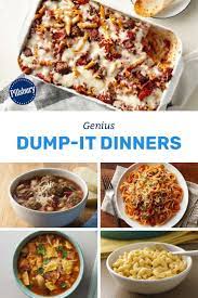 18 Easy Dump Dinners That Make Cooking Less Of A Chore Dinner Cooking Recipes Main Course Recipes