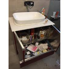 (202) more colors available compare product. Free Standing Unit Stainless Steel Bathroom Vanity Size 3x2 5 Feet Id 21867233273