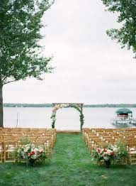Rustic Chic Minnesota Lakeside Wedding Lake House Wedding Minnesota Wedding Venues Lake Wedding Venues