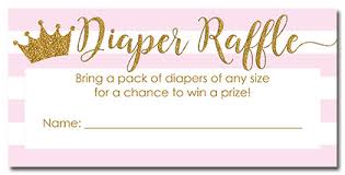 Maybe you would like to learn more about one of these? Princess Crown Baby Shower Diaper Raffle Tickets