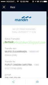 Bukti transfer pembayaran kepada member yang berhasil menang permainan game online, tersedia resi, bukti transfer semua bank bca, bri, bni, bri dan semua bank lokal indonesia. Internet Marketing Contoh Bukti Transfer Internet Banking Mandiri