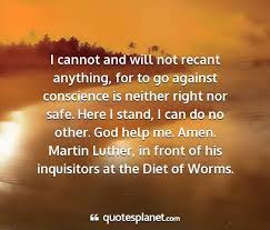 I Cannot And Will Not Recant Anything For To Go