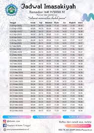 Jadwal Sholat Smp Al Amin Paciran
