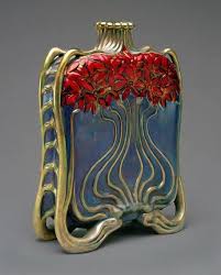 Art Nouveau Flask 1890 1900 Art Nouveau Jewelry Art Nouveau Art Nouveau Design