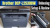 · use the arrow button key on the printer's control . Brother Hl L2350dw Laser Printer Unboxing And Wireless Setup Windows And Mac Youtube