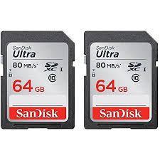 5 out of 5 stars, based on 1 reviews 1 ratings current price $12.99 $ 12. Amazon Com Sandisk Ultra 64gb 2 Pack Sdxc Uhs I Class 10 Memory Card Computers Accessories