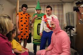 Picture Of The Day Zdeno Chara As A Pink Bunny Is Frightening Total Pro Sports zdeno chara as a pink bunny is