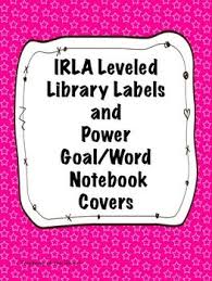 star themed color coded irla library labels for all the