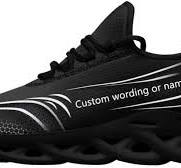 Custom Running Shoes for Men Women with Your Name Light Weight Lace Up  Fashion Sneaker Tennis Walking Athletic Sports Shoes