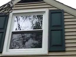 So let's talk about the vinyl shutter installation. Finished Exterior Vinyl Siding New Shutter Installation And Vinyl Replacement Window Ideas Youtube