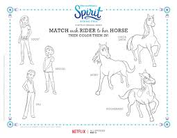 Spirit Riding Free Coloring Page Free Coloring Pages Spirit The Horse Free Characters
