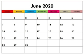 Cute June 2020 Calendar Free Task Management Platform Free Printable Calendar Template In 2020 Calendar Printables Calendar Template Printable Calendar Template