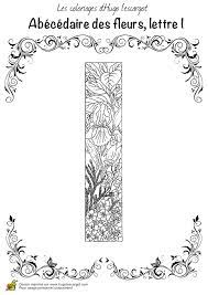 abecedaire belles fleurs a lettre i page 9 sur 26 hugolescargot com coloriage lettres florales de coeurs la saint-valentin