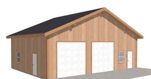 Barn Pros Workshop 40 Ft X 30 Ft Engineered Permit Ready Wood Garage Package Installation Not Included Thd Bp3040ws The Home Depot Garage Packages Garage Workshop Plans Garage Installation