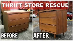 Thrift Store Rescue Mid Century Furniture Repair Adding Legs To A Dr Furniture Repair Mid Century Furniture Century Furniture