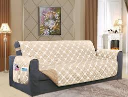 Reversible Furniture Protector Box Cushion Sofa Slipcover Cushions On Sofa Slipcovered Sofa Furniture Protectors