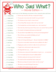 I've included everything from modern tales such as elf (my personal favorite) all the way back to white christmas.i hope you enjoy these questions! Who Said What Christmas Quiz Flanders Family Homelife