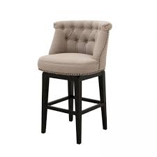 Sora Swivel Counter Stool Fabric Bar Stool Padded Bar Stools Upholstered Bar Stools