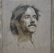 A lovely start to Eli Daymond's @_elidaymond #portraitpainting of our model  Thomas @lastlinosaur. #artclass #artcourse #artschool #torontoartschool  #artschooltoronto #artinstruction #artlessons #artacademy #arteducation  #painting #paintinginoils ...