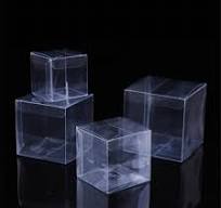 5x5x5 Clear Pvc Cube Boxes For Soap Manufacturers