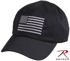 Black Silver Usa Flag Tactical Operator Cap Embroidered American Flag Hat American Flag Hat Black American Flag Hat Black American Flag