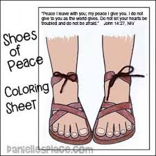 Shoes Of Peach Activity Sheet Armor Of God Armor Of God Lesson Bible Crafts For Kids