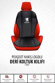 Peugeot Logolu Deri Oto Koltuk Kilifi Hemel Satin Al