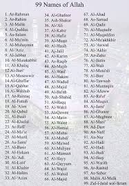 99 Names Of Allah Allah Islam Islamic Quotes Quran Prophets In Islam