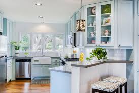 Gray countertops in a variety of different gray hues will also give a sophisticated look to a kitchen or office with white countertops. 31 Awesome Blue Kitchen Cabinet Ideas Luxury Home Remodeling Sebring Design Build