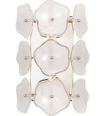 20% off site wide use code: Visual Comfort Ks2065pn Cre Kate Spade New York Leighton 2 Light 8 Inch Polished Nickel Sconce Wall Light In Cream Tinted Glass Small
