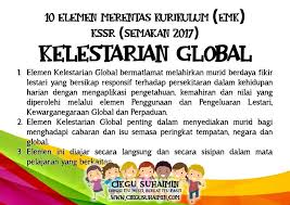 Elemen sistem harus mempunyai rencana yang 3. 10 Elemen Merentas Kurikulum Emk Dalam Kssr Semakan 2017