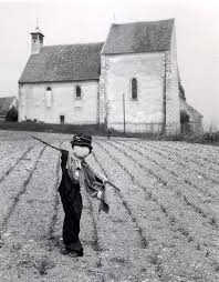 Robert Doisneau Scarecrows Dimancheville Mai 1963 Robert Doisneau Photographie Photo Noir Et Blanc