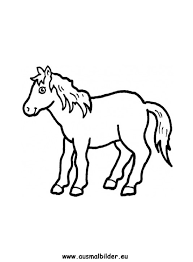 Ausmalbilder Pony Pferde Malvorlagen