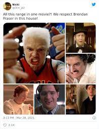 6 sad brendan fraser memes #1. The Internet Just Made Brendan Fraser Go Viral Simply For Being Awesome And Here Are 30 Of The Best Tweets Bored Panda