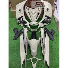 Yamaha lc135 v1 gps top speed test 15 front 37 rear rear wheel 80/90 end music credit: Buy Hld Cover Set Creamy White Lc135 V1 V2 V3 V4 V5 V6 Cover Set Lc135 Creamy White Seetracker Malaysia
