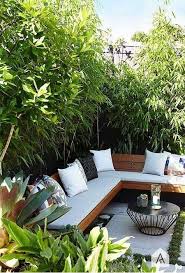 Bamboo plants are to give each area a zen character interesting, but the research and commitment are needed to select the right kind of bamboo for your garden. Bamboo Garden Ideas Backyards 11 Backyard Seating Small Backyard Landscaping Urban Backyard