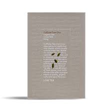 This is the tannin content. Love Tea Certified Organic Tea Organic Fair Trade Tea Caffeine Free Chai Tea