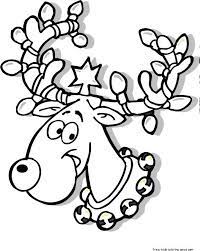 Supercoloring.com is a super fun for all ages: Printable Christmas Reindeer In Lights Coloring Pages Free Christmas Coloring Pages Printable Christmas Coloring Pages Christmas Coloring Pages