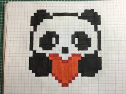 Süße fox pixel art kunstdruck. Pixel Art 65 Panda In 2021 Bugelperlenbilder Bilder Pixel Art