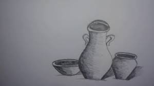 رسم تراث قديم بالرصاص