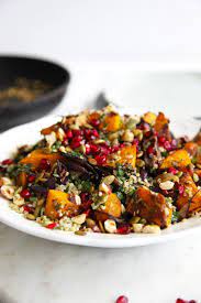 Roasted Pumpkin Quinoa Salad Little Big H Recipe Pumpkin Quinoa Salad Pumpkin Quinoa Vegetarian Recipes