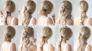 Pile your hair on top of your head in a mini beehive hairstyle. Easy Back To School Hairstyles Everyday Hairstyles Youtube