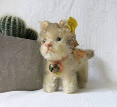 Kleine Steiff Katze Tabby Mit Knopf Etsy Tabby Teddy Steiff