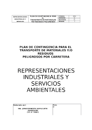 03 plan de contingencia ambiental. Doc Plan De Contingencia Oscar Champi Alpaca Academia Edu
