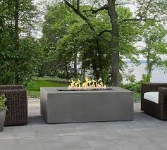 Traditional handmade pottery & craft course centre. Abbott Concrete 60 X 30 Rectangular Natural Gas Fire Pit Table Pottery Barn