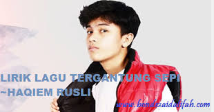 Cukup di sini perjalanan kita. Lirik Lagu Tergantung Sepi Haqiem Rusli