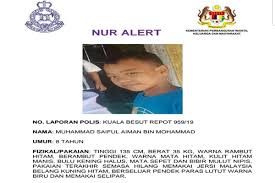 Show comments tinggalkan balasan batalkan balasan; Bernama Eight Year Old Boy Reported Missing In Kuala Besut Terengganu