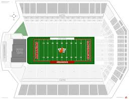 University Of Arkansas Football Stadium Seating Chart