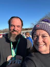 Escaped the snow in Ankeny and running the trail near my in-laws in  Nebraska. It was chilly, but with a light snow falling, one of my favorite  runs this year. Stay safe